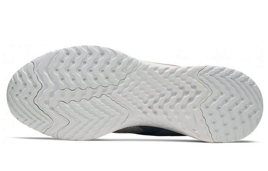 Фото № 4 с приближением к товару «‎Nike Odyssey React Flyknit 2 Low-Top Running Shoes GreyBlue»