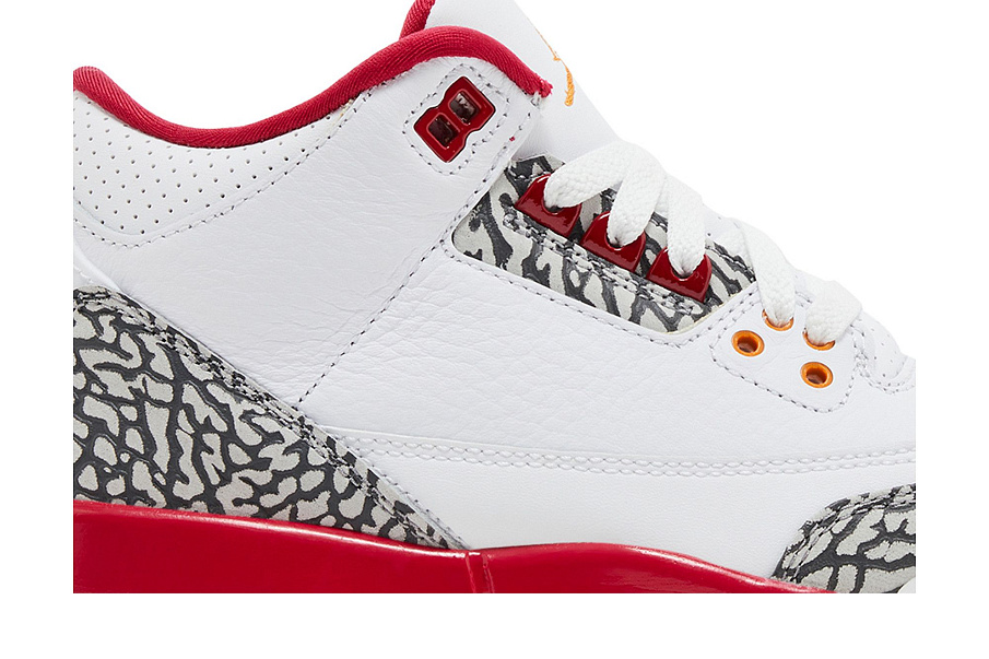 Фото № 3 с приближением к товару «‎Air Jordan 3 Retro GS Cardinal Red»