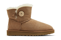 Фото № 2 с приближением к товару «‎UGG Women's Mini Bailey Button 2 Boot Chestnut»