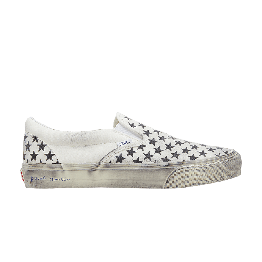 Фото № 1 с приближением к товару «‎Bianca Chandôn x Vans Classic Slip-On VLT LX Stressed Black»