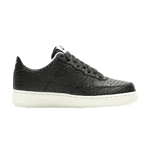 Nike Air Force 1 Low 07 LV8 Black Summit White Snakeskin (718152-012)