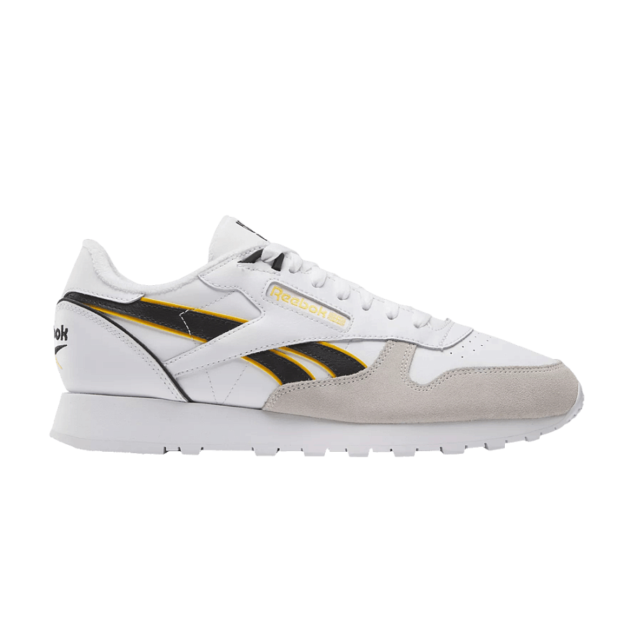 Фото № 1 с приближением к товару «‎Reebok Classic Leather White Black Yellow»