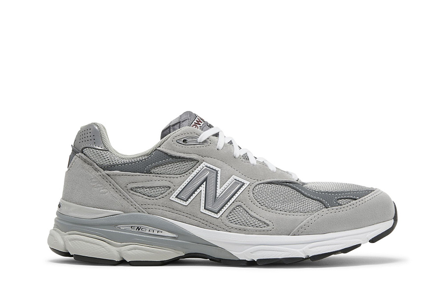 Фото № 2 с приближением к товару «‎New Balance 990v3 Made in USA Grey»