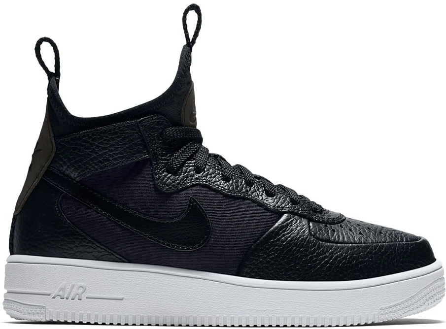 Фото № 1 с приближением к товару «‎Nike Air Force 1 Ultraforce Mid Black White »
