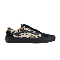 Фото № 1 с приближением к товару «‎Supreme x Vans Skate Old Skool Leopard Pack - Black»