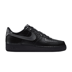 Nike Air Force 1 07 Triple Black Croc