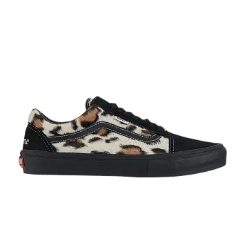 Supreme x Vans Skate Old Skool Leopard Pack - Black - 1