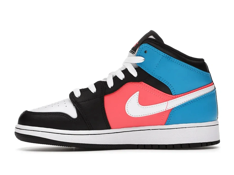 Фото № 3 с приближением к товару «‎Jordan 1 Mid Tri Color Ribbons »