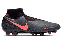 Фото № 1 с приближением к товару «‎Nike Phantom Vision Elite DF FG Grey Bright Mango»