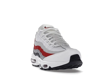 Nike Air Max 95 White Varsity Red Particle Gray - 2