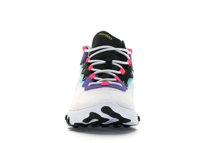 Фото № 2 с приближением к товару «‎Nike React Element 55 White Psychic Purple Hyper Pink»