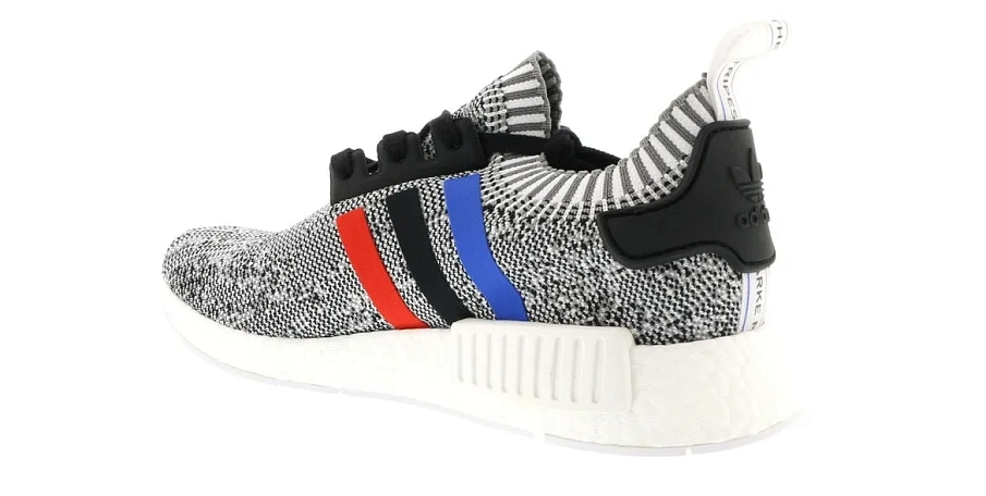 Фото № 3 с приближением к товару «‎adidas NMD R1 Tri Color Stripes White»
