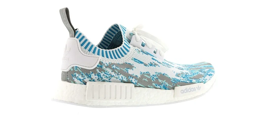Фото № 5 с приближением к товару «‎adidas NMD R1 Sneakersnstuff Datamosh Clear Aqua»