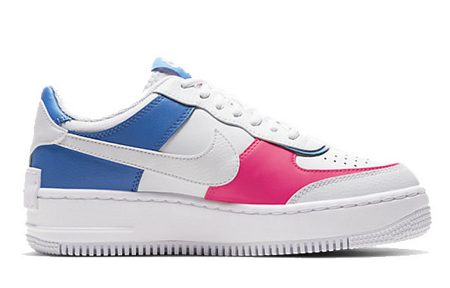 Фото № 2 с приближением к товару «‎Nike Air Force 1 Shadow Skate shoes bluepink»