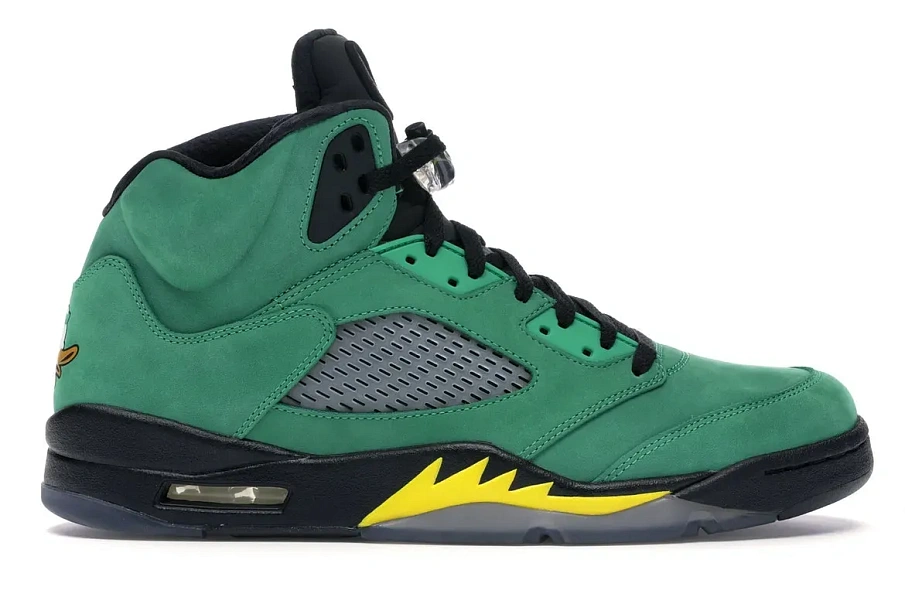 Фото № 1 с приближением к товару «‎Jordan 5 Retro Oregon Ducks»