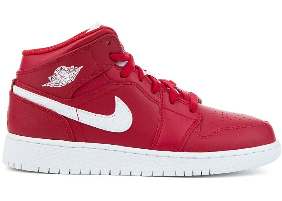 Фото № 1 с приближением к товару «‎Jordan 1 Retro Mid Gym Red White »