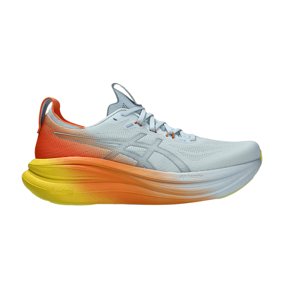 Фото № 1 с приближением к товару «‎ASICS Gel-Nimbus 28 Sky Lemon Spark»