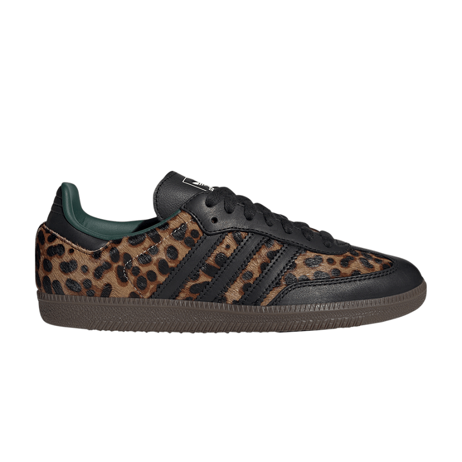 Фото № 1 с приближением к товару «‎adidas Women's Samba OG Cheetah Pack - Collegiate Green»