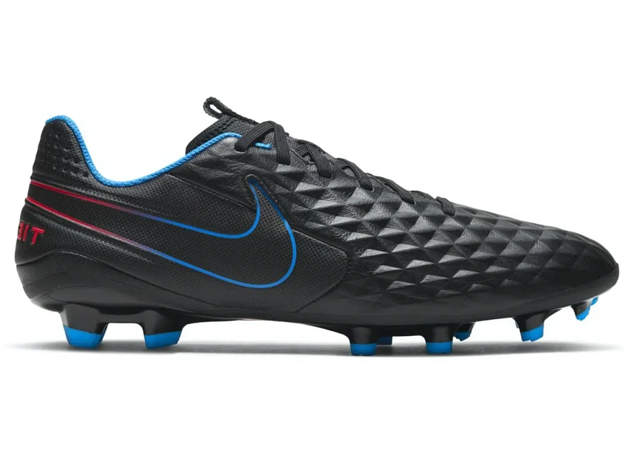 Фото № 1 с приближением к товару «‎Nike Tiempo Legend 8 Academy MG Black Siren Red Photo Blue»