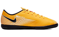 Фото № 2 с приближением к товару «‎Nike Jr. Mercurial Vapor 13 Academy IC Kids BlackYellow»
