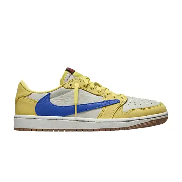 Travis Scott x Women's Air Jordan 1 Retro Low OG SP Canary Sample - 1