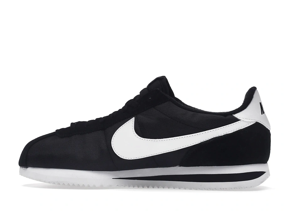 Фото № 5 с приближением к товару «‎Nike Cortez Basic Nylon Black White-Metallic Silver»