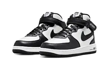 Stussy Nike PS Air Force 1 Mid "Black and Light Bone" - 2