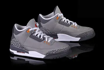 Air Jordan 3 Retro "Cool Grey" Little Fear Grey - 4