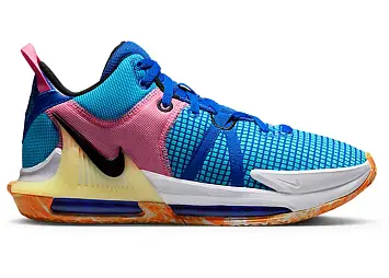 Nike LeBron Witness 7 Hyper Royal Blue Lightning White Black (DM1122-400-DM1123-400)