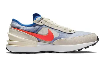 Nike Waffle One (Gs) Sports Casual Shoes Natural Crimson - 2