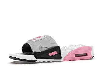 Nike Air Max 90 Slide White Rose Cool Grey  - 3