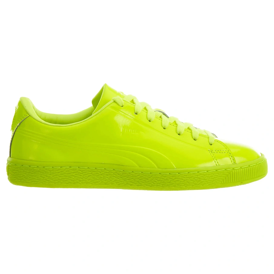 Фото № 1 с приближением к товару «‎Puma Basket Classic Patent Emboss Safety Yellow»
