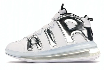 Nike Air More Uptempo 720 White Metallic Silver - 3