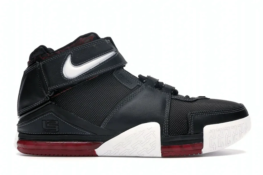 Фото № 1 с приближением к товару «‎Nike LeBron Zoom 2 Black Crimson»