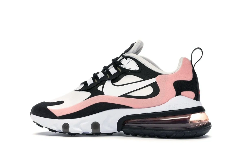 Фото № 6 с приближением к товару «‎Nike Air Max 270 React Black White Bleached Coral »
