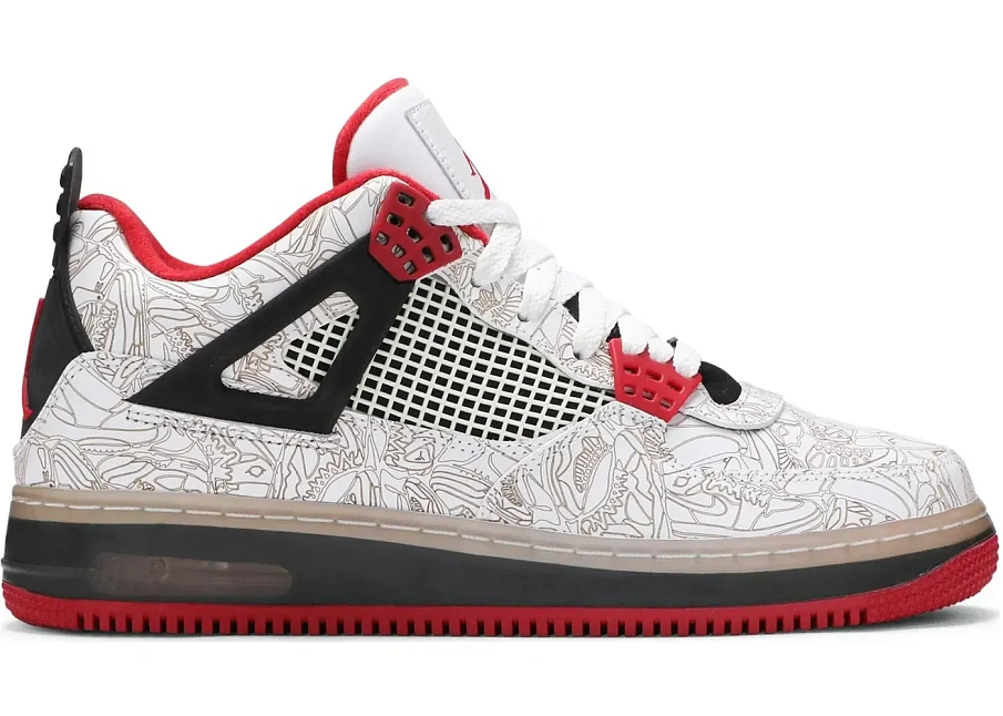Фото № 1 с приближением к товару «‎Jordan Fusion 4 White Laser»