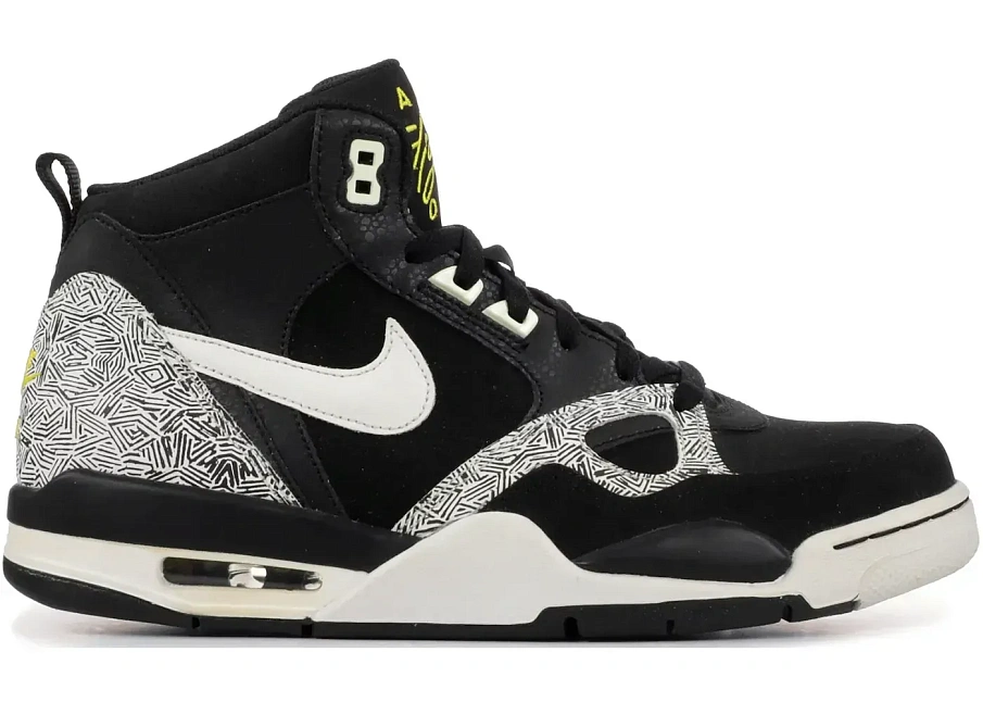 Фото № 1 с приближением к товару «‎Nike Air Flight 13 Mid Black White Tour Yellow»