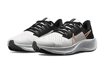 Nike Air Zoom Pegasus 38 (GS) Low-Top Running Shoes WhiteBlack - 5