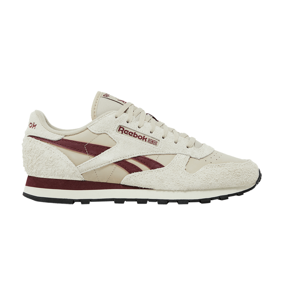 Фото № 1 с приближением к товару «‎Reebok Classic Leather Beige Classic Burgundy»