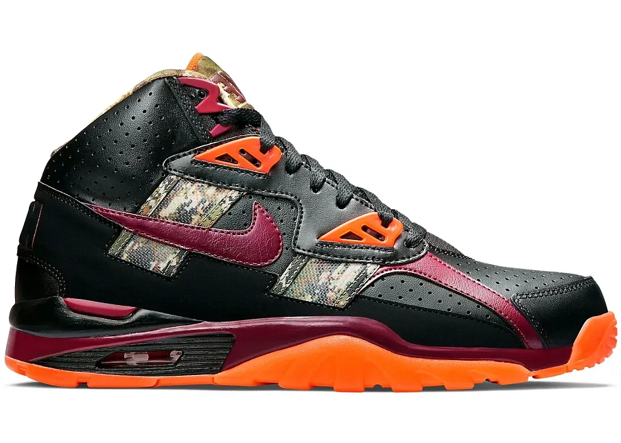 Фото № 1 с приближением к товару «‎Nike Air Trainer SC High Camo Black Crimson»