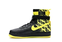 Фото № 3 с приближением к товару «‎Nike SF Air Force 1 High Black Dynamic Yellow»