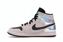 Фото № 3 с приближением к товару «‎Jordan 1 Mid Dirty Powder Iridescent »
