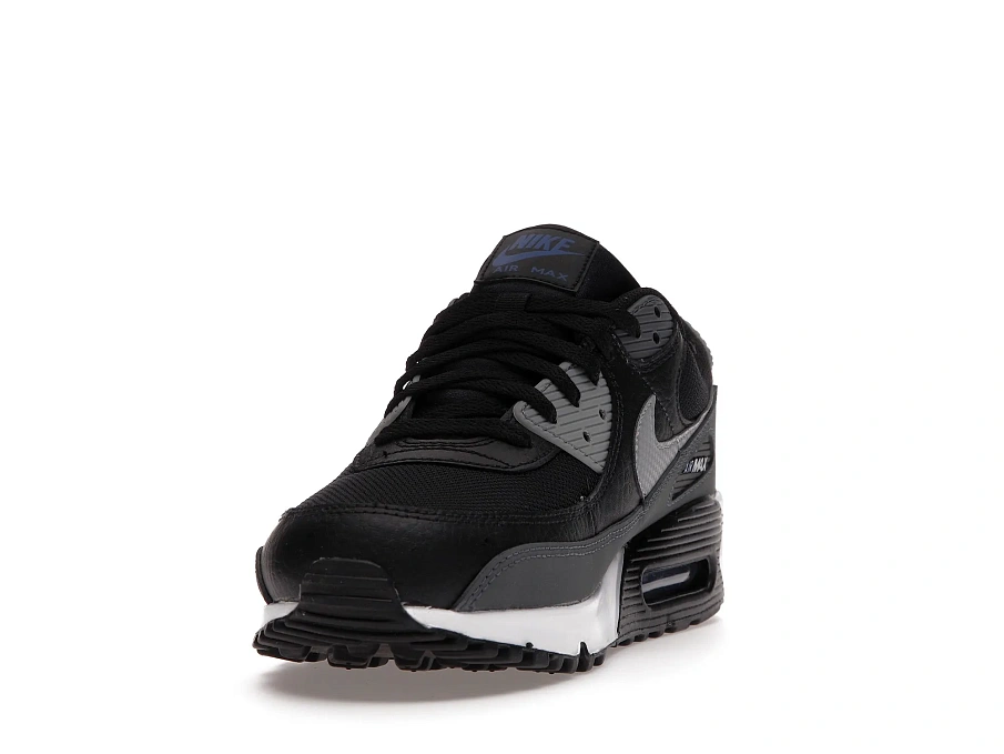Фото № 2 с приближением к товару «‎Nike Air Max 90 Black Grey Blue»