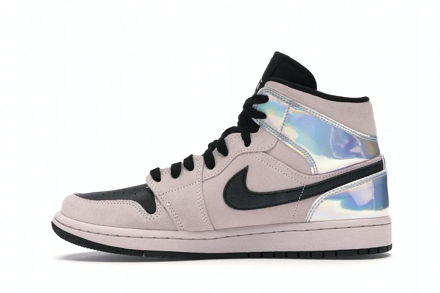 Фото № 3 с приближением к товару «‎Jordan 1 Mid Dirty Powder Iridescent »