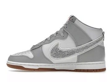 Nike Dunk High University Chenille Swoosh Light Smoke Grey - 4