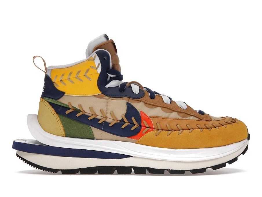Фото № 1 с приближением к товару «‎Nike Vaporwaffle sacai Jean Paul Gaultier Sesame Blue»