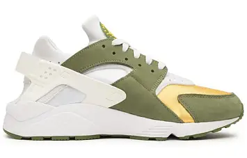 Stussy x Nike Air Huarache LE "Dark Olive" Green - 2