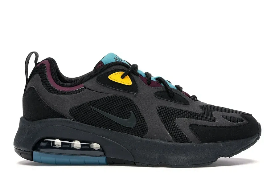Фото № 1 с приближением к товару «‎Nike Air Max 200 Black Bordeaux »