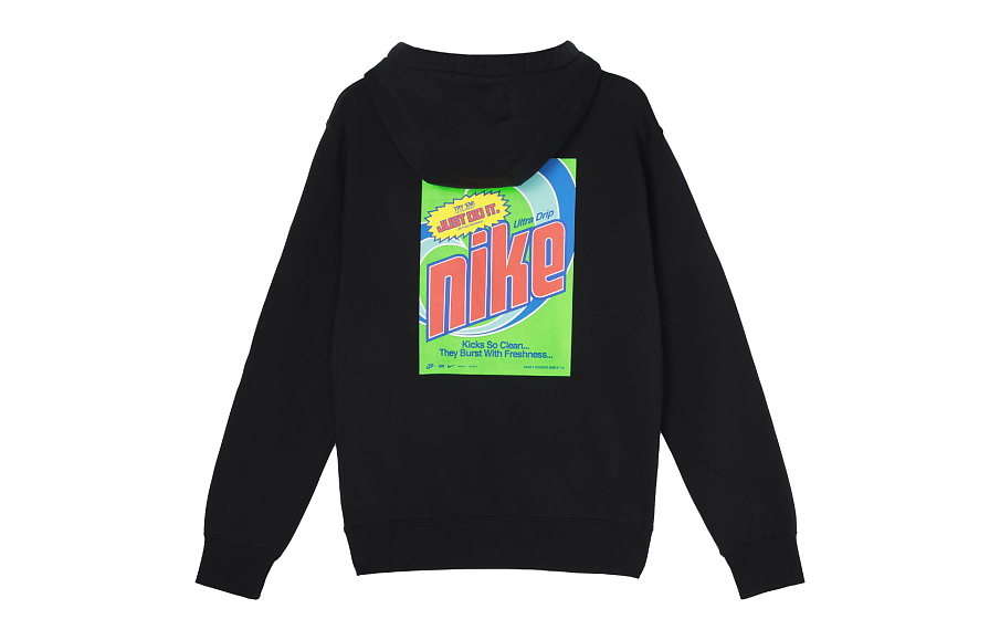 Фото № 2 с приближением к товару «‎Nike Mens Sportswear Keep It Clean Plus Fleece Hoodie Black»