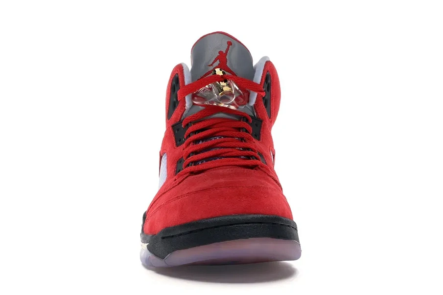 Фото № 2 с приближением к товару «‎Jordan 5 Retro Trophy Room University Red (F&F)»